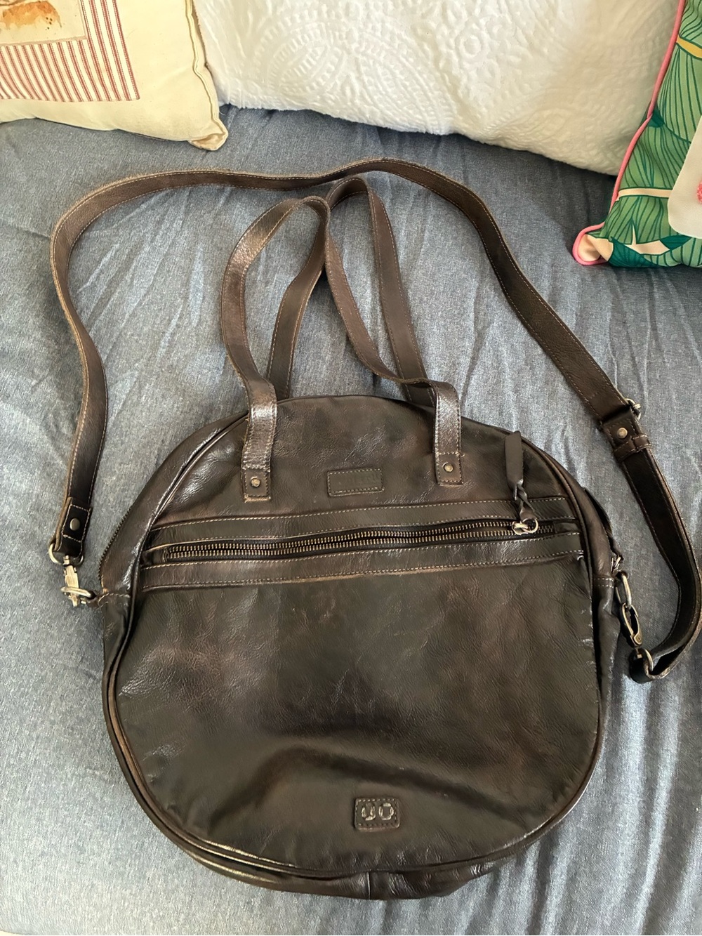 Bedstu Leather Round Bag